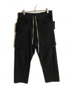 DRKSHDWダークシャドウ）の古着「22SS CREATCH CARGO CROPPED DRAWSTRING」｜ブラック