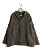 POST O'ALLS×Southwick別注ポストオーバーオールズ×）の古着「WOOL NAVY BLU-F」｜ブラウン