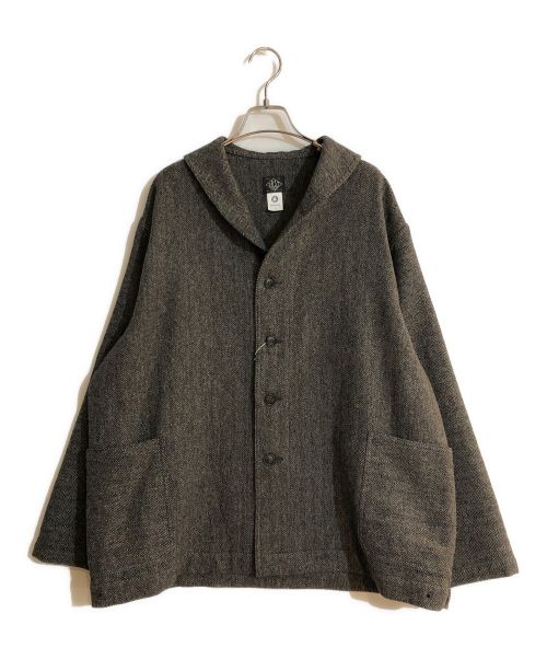 POST O'ALLS（ポストオーバーオールズ）POST O'ALLS (ポストオーバーオールズ) Southwick別注 WOOL NAVY BLU-F ブラウン サイズ:Lの古着・服飾アイテム