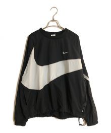 NIKE（ナイキ）の古着「Sportswear Big Swoosh Woven Jacket/ナイキ ウーブン スウッシュ」｜ブラック