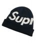 Supreme（シュプリーム）の古着「BIG LOGO BEANIE/ビッグロゴビーニー」｜ブラック