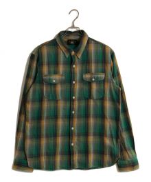 RRL（ダブルアールエル）の古着「MATLOCK WEST SPORT SHIRT/マトロックウエストスポーツシャツ」｜グリーン