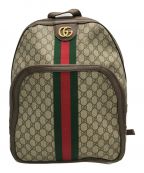 GUCCIグッチ）の古着「オフィディア GGスプリーム ミディアム リュックサック」｜ブラウン