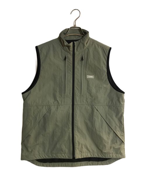 X-LARGE（エクストララージ）X-LARGE (エクストララージ) UTILITY NYLON VEST カーキ サイズ:Lの古着・服飾アイテム