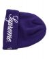 Supreme (シュプリーム) 24FW Script Beanie/24FWスクリプトビーニー パープル：10000円