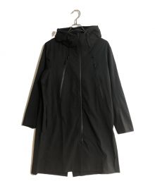 DESCENTE ALLTERRAIN（デザイント オルテライン）の古着「H2OFF DRIZZLE DWR COAT//ドリズルレインコート」｜ブラック