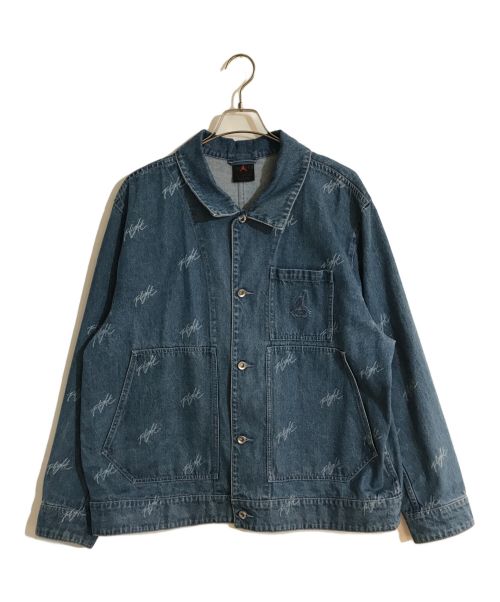 JORDAN（ジョーダン）JORDAN (ジョーダン) AS M J FLT HRTG DENIM JKT/ナイキ ジョーダン ブランド フライト ヘリテージ ジャケット インディゴ サイズ:3XLの古着・服飾アイテム