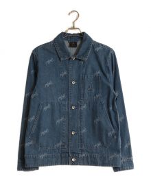 JORDAN（ジョーダン）の古着「AS M J FLT HRTG DENIM JKT/ナイキ ジョーダン ブランド フライト ヘリテージ ジャケット」｜インディゴ