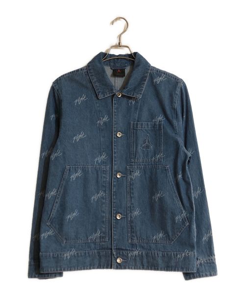 JORDAN（ジョーダン）JORDAN (ジョーダン) AS M J FLT HRTG DENIM JKT/ナイキ ジョーダン ブランド フライト ヘリテージ ジャケット インディゴ サイズ:Mの古着・服飾アイテム