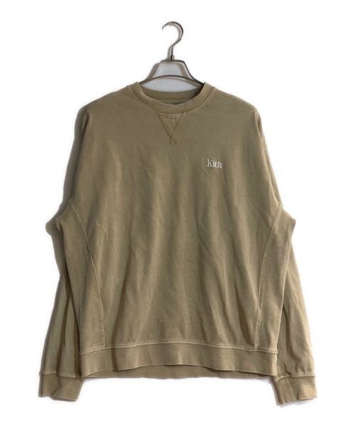 KITH（キス）KITH (キス) クラシッククルーネックスウェット ベージュ サイズ:Lの古着・服飾アイテム