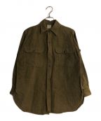 US ARMYユーエスアーミー）の古着「U.S.ARMY Wool Work Shirt/USアーミーウールワークシャツ」｜グリーン