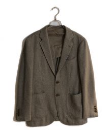 ESTNATION×RING JACKET（エストネーション×リングジャケット）の古着「別注 ウールカシミヤ段返りジャケット」｜ブラウン