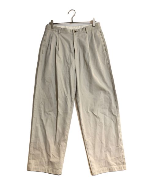 A.PRESSE（アプレッセ）A.PRESSE (アプレッセ) Chino Trousers/チノトラウザー アイボリー サイズ:2の古着・服飾アイテム