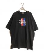 stussyステューシー）の古着「Tシャツ」｜ブラック