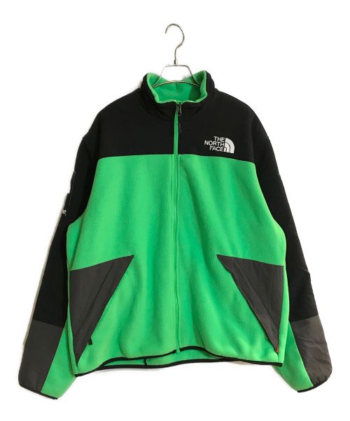 THE NORTH FACE（ザ ノース フェイス）THE NORTH FACE (ザ ノース フェイス) RTG FLEECE JACKET/RTGフリースジャケット ブラック×グリーン サイズ:Lの古着・服飾アイテム