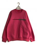 SUPREMEシュプリーム）の古着「21SS Precision Crewneck/プレシジョン クルーネック」｜ピンク