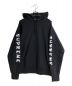 Supreme（シュプリーム）の古着「18FW Gradient sleeve Hooded Sweatshirt」｜ブラック