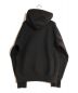 Supreme (シュプリーム) 18FW Gradient sleeve Hooded Sweatshirt ブラック サイズ:M：10000円