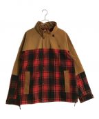 eYe COMME des GARCONS JUNYAWATANABE MAN×THE NORTH FACEアイ コム デ ギャルソン ジュンヤ ワタナベ マン×ザ ノース フェイス）の古着「Hydrena Plaid Jacket/ハイドレナジャケット」｜ブラウン