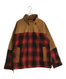 eYe COMME des GARCONS JUNYAWATANABE MAN×THE NORTH FACE（アイ コム デ ギャルソン ジュンヤ ワタナベ マン×ザ ノース フェイス）の古着「Hydrena Plaid Jacket/ハイドレナジャケット」｜ブラウン