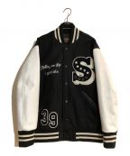 skookum×TETE HOMMEスクーカム×テット オム）の古着「別注 STADIUM JACKET」｜ブラック×ホワイト