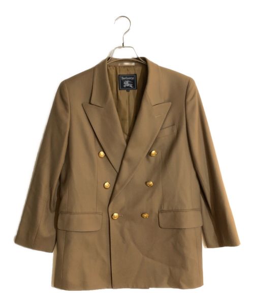 Burberry's（バーバリーズ）Burberry's (バーバリーズ) ウールカシミヤ 金釦ブレザー ベージュ サイズ:13ABR（44）の古着・服飾アイテム