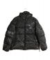 X-LARGE（エクストララージ）の古着「RIPSTOP HOODED DOWN JACKET/リップストップフーディーダウンジャケット」｜ブラック