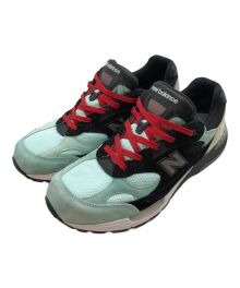 NEW BALANCE×Nice Kicks×Amoeba Music（ニューバランス）の古着「Ｍ992 ローカットスニーカー」｜スカイブルー×グレー