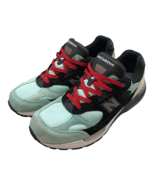 NEW BALANCE（ニューバランス）NEW BALANCE (ニューバランス) Nice Kicks Amoeba Music Ｍ992 ローカットスニーカー スカイブルー×グレー サイズ:29㎝の古着・服飾アイテム