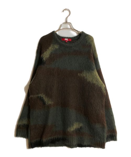 SUPREME（シュプリーム）Supreme comme des garcons JUNYA WATANABE MAN (コム デ ギャルソン ジュンヤ ワタナベ マン) Brushed Camo Sweater/ブラッシュドカモセーター カーキ サイズ:XLの古着・服飾アイテム