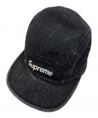 SUPREMEシュプリーム）の古着「24SS Coated Denim Camp Cap/24SSコーテッドデニムキャンプ」｜グレー