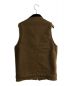 ADDICT CLOTHES (アディクト クローズ) COTTON ULSTER VEST/コットン ウルスター ベスト ブラウン サイズ:38：20000円