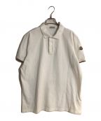 MONCLERモンクレール）の古着「MAGLIA POLO MANICA CORTA」｜ホワイト