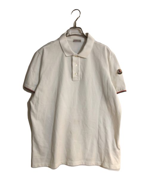 MONCLER（モンクレール）MONCLER (モンクレール) MAGLIA POLO MANICA CORTA ホワイト サイズ:XLの古着・服飾アイテム