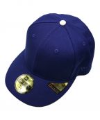 New Era×BEAMSニューエラ×ビームス）の古着「別注 Pre-Curved 59FIFTY Back Logo Cap」｜ブルー