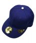 New Era（ニューエラ）の古着「別注 Pre-Curved 59FIFTY Back Logo Cap」｜ブルー