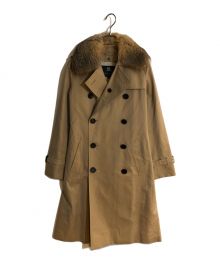 BURBERRY LONDON（バーバリーロンドン）の古着「ファオックスファーノヴァライナー付トレンチコート」｜ベージュ