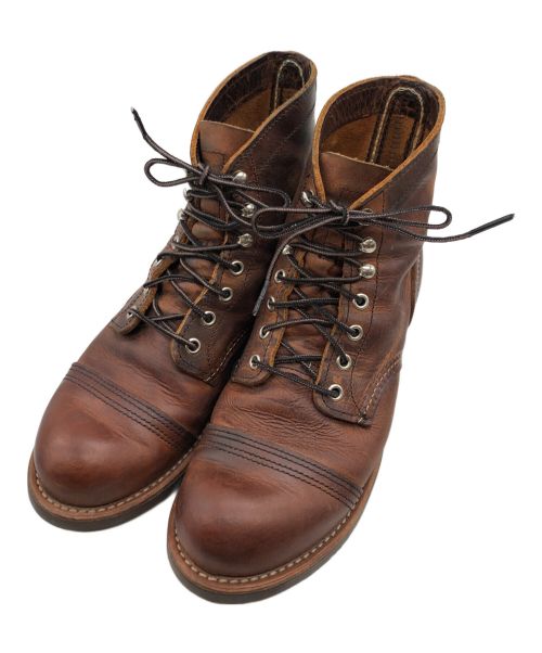 RED WING（レッドウィング）RED WING (レッドウィング) Iron Ranger ブラウン サイズ:7の古着・服飾アイテム