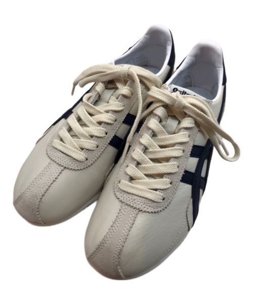 Onitsuka Tiger（オニツカタイガー）Onitsuka Tiger (オニツカタイガー) ローカットスニーカー ベージュ サイズ:23.5の古着・服飾アイテム