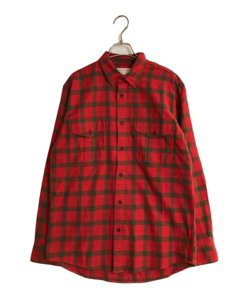 FILSON（フィルソン）FILSON (フィルソン) チェックネルシャツ レッド サイズ:S 未使用品の古着・服飾アイテム