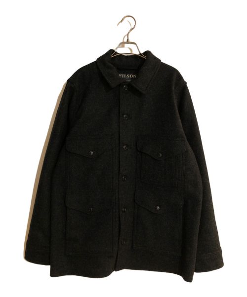 FILSON GARMENT（フィルソン ガーメント）FILSON GARMENT (フィルソン ガーメント) シングルマッキーノクルーザージャケット グレー サイズ:Mの古着・服飾アイテム