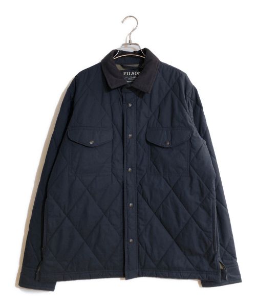 FILSON（フィルソン）FILSON (フィルソン) Hyder Quilted Jac Shirt ネイビー サイズ:Mの古着・服飾アイテム