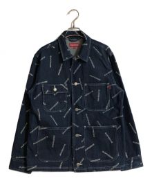 SUPREME（シュプリーム）の古着「17SS Denim Logo Chore Coat/17SSデニムロゴチョアコート」｜インディゴ