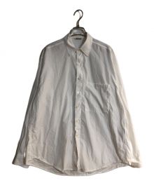 AURALEE（オーラリー）の古着「WASHED FINX TWILL BIG SHIRT」｜ホワイト