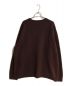 AURALEE (オーラリー) COTTON WOOL CASHMERE KNIT ワインレッド サイズ:4：17000円