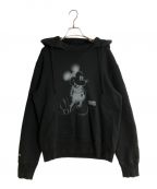 NEIGHBORHOODネイバーフッド）の古着「MICKEY/C-HOODED」｜ブラック