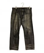 NEIGHBORHOODネイバーフッド）の古着「BASIC STRAIGHT DENIM PANTS」｜ブラック