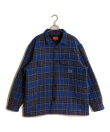 SUPREME（シュプリーム）の古着「QUILTED PLAID FLANNEL SHIRT」｜ブルー