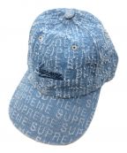 SUPREMEシュプリーム）の古着「24FW NEEDLE PUNCH DENIM 6-PANEL」｜インディゴ