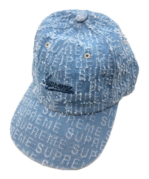 SUPREME（シュプリーム）Supreme (シュプリーム) 24FW NEEDLE PUNCH DENIM 6-PANEL インディゴの古着・服飾アイテム